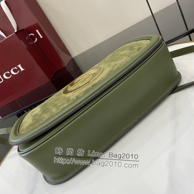 Gucci專櫃古馳最新款Blondie系列中號手提包磨砂原廠皮肩背女包 jh2119型號：815719